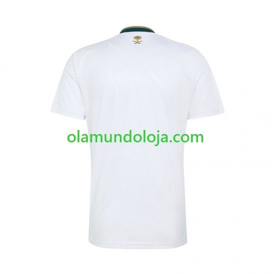 Camisola Arábia Saudita Homem Equipamento Segundo Copa do Mundo 2026 Manga Curta